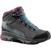 La Sportiva Stream Woman GTX, Mountain Hiking, Woman, Shoes, Mid Cut, K00B24 Black/Topaz, 42 -