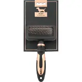 Noir Soft Slicker Bürste M Inox