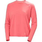 Helly Hansen Longsleeve Damen Shine Solen LS Crew Sunset Pink-M