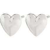 Pilgrim - SOPHIA Heart Earrings - Silver-Plated - 8 mm