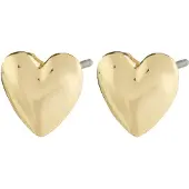 Pilgrim - SOPHIA Heart Earrings - Gold-Plated - 8 mm