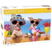 Tactic Holiday Hounds 500 pcs, 500 Stück(e), Tiere, 8 Jahr(e)
