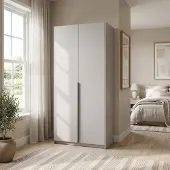 Masseno Drehtürenschrank AMARA 100/204/58cm 2-türig Kaschmir