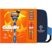 Gillette Fusion5 Unisex Weihnachts-Geschenkset 5-teilig mit Aftershave Lotion