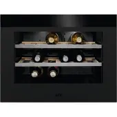AEG KWK884520T, Weinkühler mit Kompressor, Integriert, 18 Flasche(n), 90 W, Schwarz, Schwarz