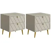 Vente-unique Nachttisch Teoda Beige 45 cm