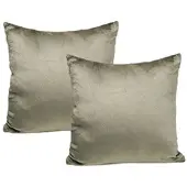 Jack 2er Set Teddy Flausch Kissenhülle Kissenbezug in Taupe | Gr.: 50x30-cm