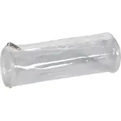 Clairefontaine 4x Rundes Schlampermäppchen, transparent Transparent 8485C
