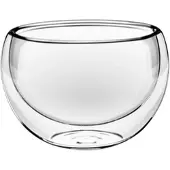 Wilmax England Wilmax Doppelwandige Glasschale 250 ml Transparent, 1er Set