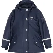 Schmuddelwedda Regenjacke aus recyceltem Material Mädchen Marine