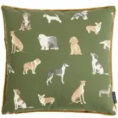Magma Heimtex Magma Dekokissenhülle Dog Mix grün 45x45 cm - grün