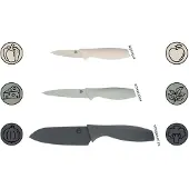MasterChef Küchenmesser Set, Messerset ink. Kochmesser, Gemüsemesser & Schälmess