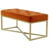 Kayoom Sitzbank Cameron 125 in orange - gold | Gr.: onesize