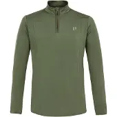 Protest REWILL 1/4 zip active top dunkelgrün S
