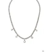 Purelei Soft Shine Kette Silver Größe: OS | Halsketten Outlet | Damen | Grau