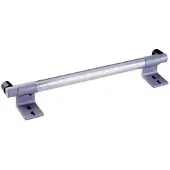 Krause Alu-Rundrohr für RegalLeiter-Schienenanlage STABILO Professional, 3000 mm lang, Ø 30 mm, eloxiert