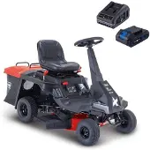 Scheppach MR200-61 Aufsitz-Mäher 61 cm Stahlmulchdeck 196 cm³ 4-Takt 4,8 PS 4 Vorwärtsgänge 150 L Fangkorb