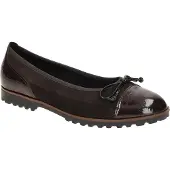 Gabor 74.100 Ballerinas - Damen Halbschuhe - Slipper braun Elegant NEU