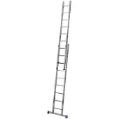 Krause zweitlg. Schiebeleiter, 2 x 12 Sprossen, TRBS 2121 2-konform, Trigon-Traverse