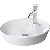 Duravit Aufsatzwaschbecken Cape Cod d 48cm, m HL, A.insel, o. ÜL, we s-matt