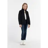 Schmuddelwedda Mädchen Softshelljacke - Recyceltes Material in Schwarz | Gr.: 140