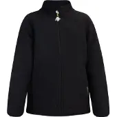 Schmuddelwedda Mädchen Softshelljacke - Recyceltes Material in Schwarz | Gr.: 116