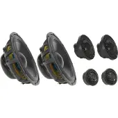 Ground Zero GZUC 165.3SQ-ACT | 165 mm 3-Wege Komponenten-Lautsprechersystem