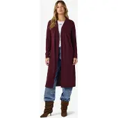 Noisy May Strickjacke "NMCITY L/S LONG CARDIGAN NOOS" Kunstfaser
