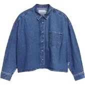 Armedangels NALAANI JEANSBLUSE | Bio-Baumwoll Mix - blau (M)