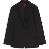 HUGO Regular-Fit Ein-Knopf-Blazer aus Stretch-Flanell Grösse 42