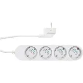 Shelly Power Strip 4 Gen4 Weiße Smart-Steckdosenleiste