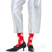 Happy socks Socken Kitten Unisex Red-Schuhgröße 36 - 40