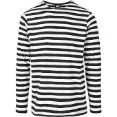 Urban Classics Langarmshirt "Herren Regular Stripe LS" 1 Stk.