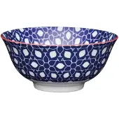 Kitchencraft Floral Geometric Print Ceramic Bowl Mehrfarbig