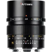 7artisans 75mm F/1.4 L-Mount Schwarz