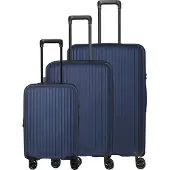 Travelite Skymate - 4-Rollen-Trolley Set 3tlg. erw. (navy)