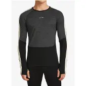 Icebreaker Merino 200 Oasis+ Crewe Langarm-baselayer Grau M Herren Grau M