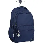 Milan 6 Zip Wheeled Backpack 25l 1918 Series Rucksack Mit Rollen Blau Blau One Size