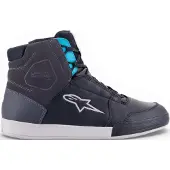 Alpinestars Chrome Drystar Schuhe Black Asphalt Turquoise