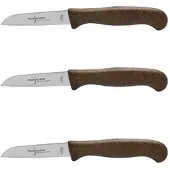 Mojawo 3 Stück BIO Küchenmesser Schälmesser Kokos Allzweckmesser Solingen