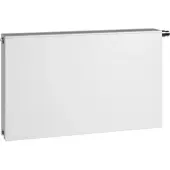 Kermi therm-x2 Line-Ventilheizkörper, Typ 11, weiß RAL 9016 seidenglanz, 305x1405x63 mm, 10 bar, Ventil rechts, Wärmeleistung 684 Watt