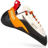 Ocun Jett LU - Allround-Kletterschuh mit Schnürung, Farbe:Grey / Orange, Größe:6 UK / 39
