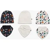 MiniMys Mütze & Dreieckstuch 6er-Pack Art, Marshmallow 56-62