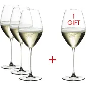 Riedel Champagner-Weingläser Veritas (4-teilig)