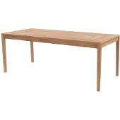 Vente-unique Garten-Esstisch - Teakholz - L 200 cm - Holzfarben hell - ALLENDE von MYLIA