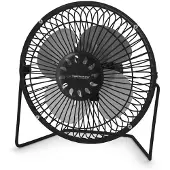 Esperanza 6" USB-Ventilator Yugo Schwarz