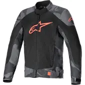 Alpinestars T-SP X Superair Jacke Gray Camo Red Fluo