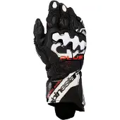 Alpinestars GP Plus R V3 Lederhandschuhe Black White, Größe: XL