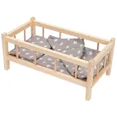 Baczek Babybett mit Bettwäsche –