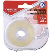 Office Büro-klebeband, 19mm, 33m, spender, transparent